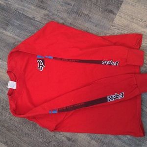 Men's Fox shirt red size Small